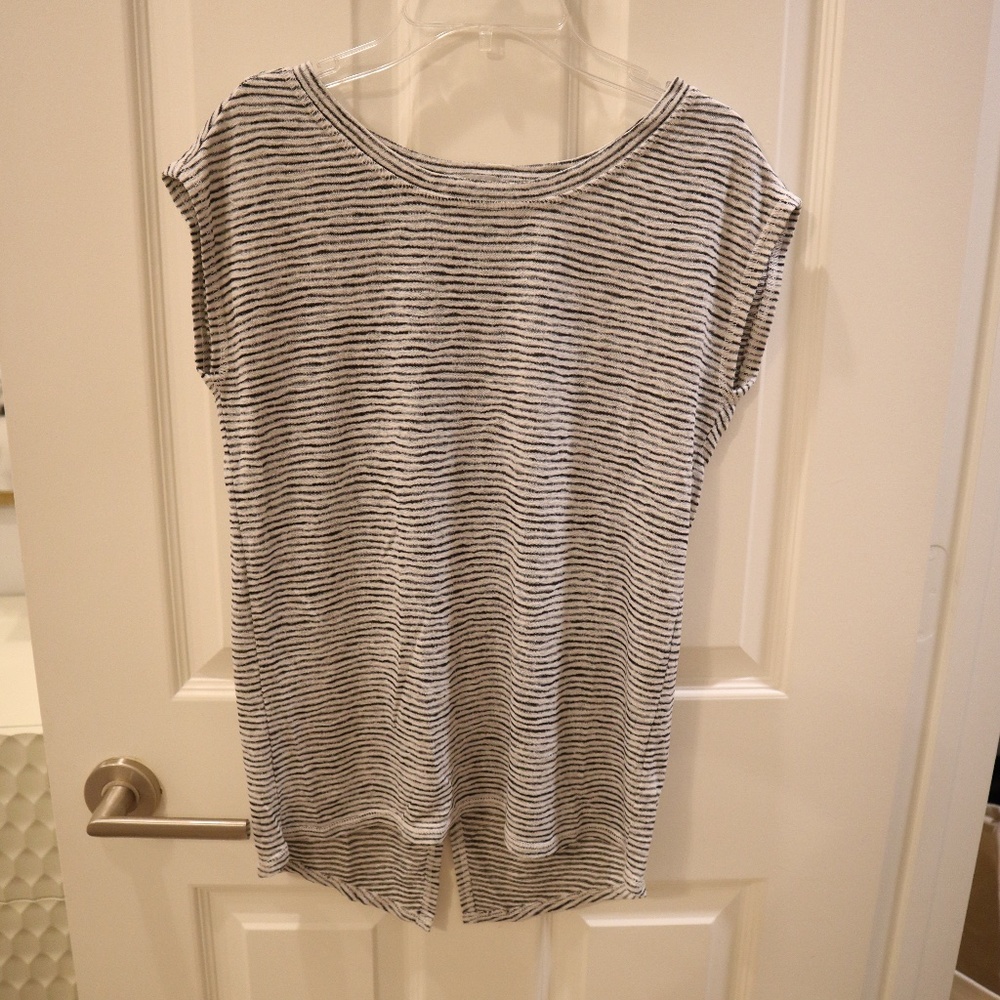 Madewell Striped shirt with open back